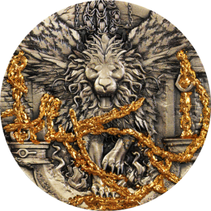 NEO MANTICORE 2 Oz Moneda de Plata Antigua 2000 Francos Camerún 2025 - Coins & More - Camerún 2