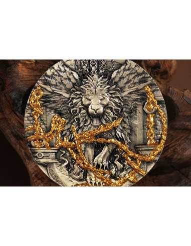 NEO MANTICORE 2 Oz Antique Silver Coin 2000 Francs Cameroon 2025 - Coins & More - Cameroon