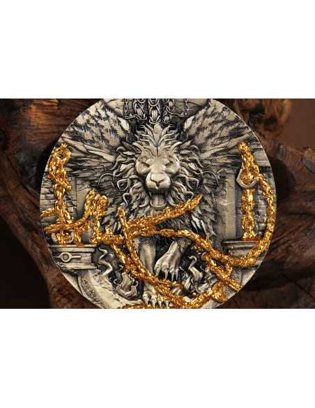 NEO MANTICORE 2 Oz Moneda de Plata Antigua 2000 Francos Camerún 2025 - Coins & More - Camerún