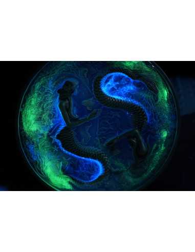 PISCES Twelve Zodiac Signs 5 Oz UV Silver Coin 12$ Dollars Niue 2025 - Coins & More - Chad