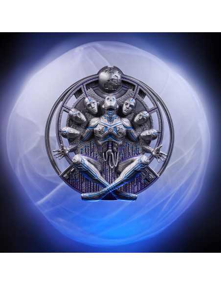 INTELLIGENZA ARTIFICIALE 3D Moneta d'argento da 10 Oz 20$ Niue 2023 - Coins & More - Niue