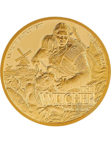 THE WITCHER Last Wish Book Series 1/10 Oz Gold Coin 15$ Niue 2021 - Coins & More - Niue