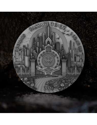 PASSAGGIO ALL'OZ Moneta d'argento da 2 Oz 5$ Niue 2024 - Coins & More - Niue
