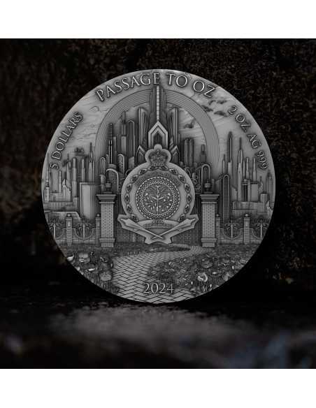 PASSAGGIO ALL'OZ Moneta d'argento da 2 Oz 5$ Niue 2024 - Coins & More - Niue