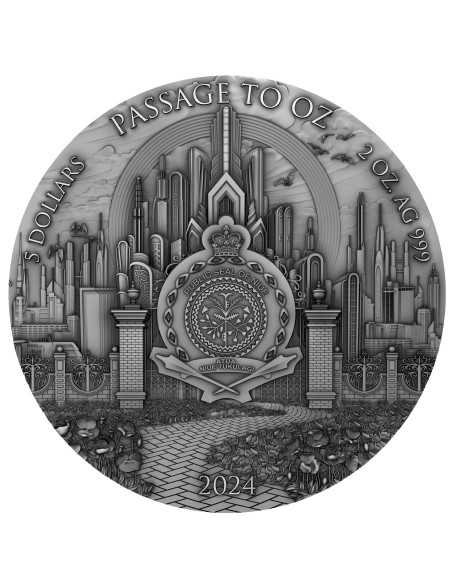 PASSAGGIO ALL'OZ Moneta d'argento da 2 Oz 5$ Niue 2024 - Coins & More - Niue