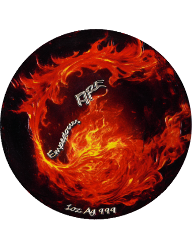 FIRE Teoría de Empédocles 1 Oz Plata Redonda 2024 - Coins & More - Plata