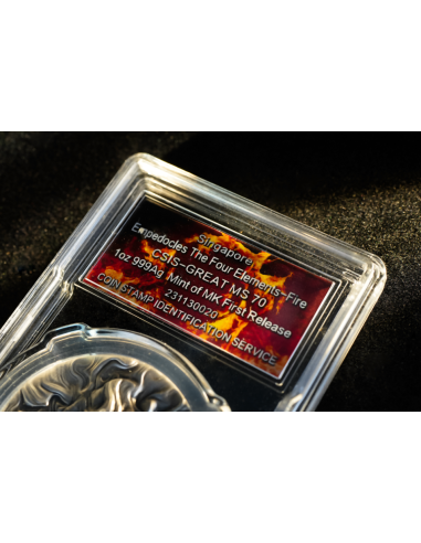 FIRE Empedokles Theorie 1 Oz Silber Runde 2024 - Coins & More - Silber