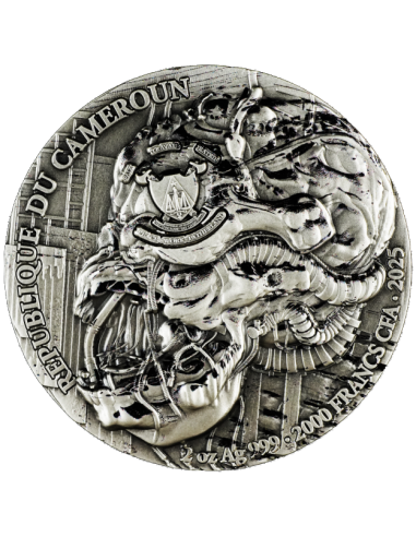 ETHEREAL EXCHANGE Moneda de Plata de 2 Oz 2000 Francos CFA Camerún 2025 - Coins & More - Camerún