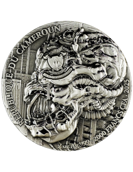 ETHEREAL EXCHANGE Moneda de Plata de 2 Oz 2000 Francos CFA Camerún 2025 - Coins & More - Camerún