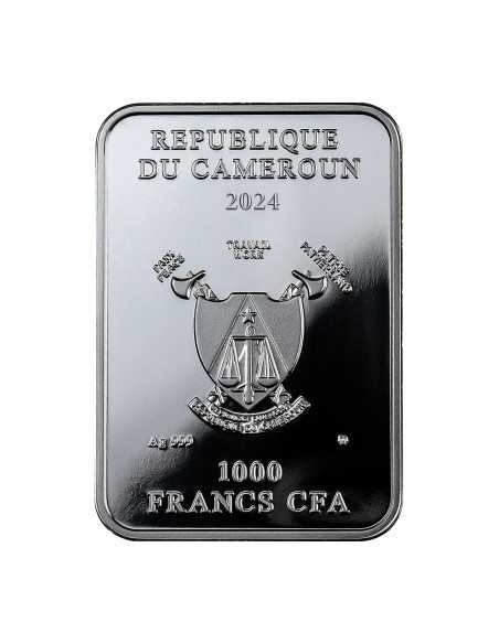 IL CAROTA Moneta d'argento da 1000 franchi Camerun 2024 - Coins & More - Camerun