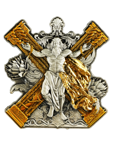 SAINT ANDREW 12 Apostel 2 Oz Antique Finish Silbermünze 2000 Francs Kamerun 2025 - Coins & More - Kamerun