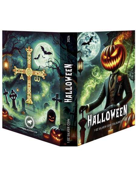 HALLOWEEN 1 Oz Silbermünze 1$ USA 2024 - Coins & More - Usa