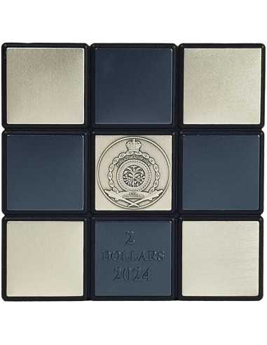 CUBO MÁGICO Moneda de Plata de 2 Oz 2$ Niue 2024 - Coins & More - Niue