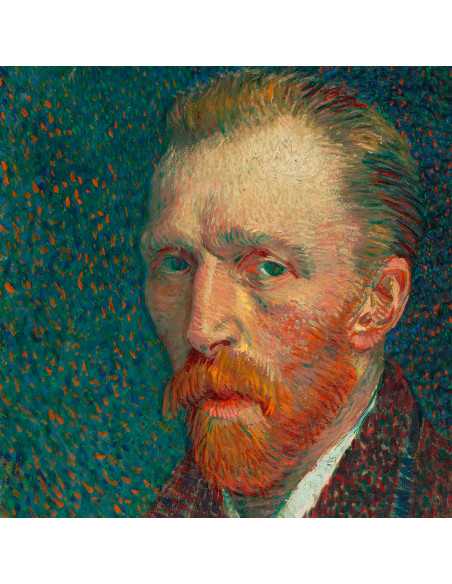 AUTOPORTRAIT 1887 de Vincent Van Gogh Pièce 2.5 Oz Argent & 120g Cuivre 10000 Francs Tchad 2024 - Coins & More - Tchad