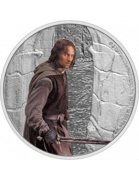 ARAGORN - LORD OF THE RINGS Middle Earth 1 Oz Silver Coin 2$ Niue 2021 - Coins & More - Niue