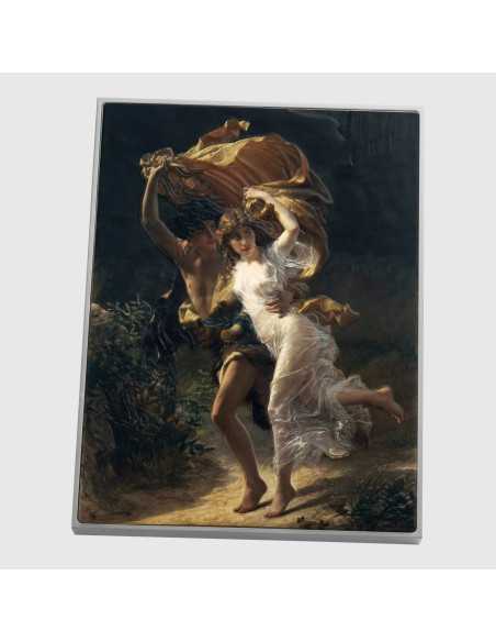 LA TEMPETE 1880 Par Pierre Auguste Cot Coloré 2.5 Oz Argent & 120g Cuivre Pièce 10000 Francs Tchad 2024 - Coins & More - Tchad