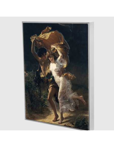 LA TEMPETE 1880 Par Pierre Auguste Cot Coloré 2.5 Oz Argent & 120g Cuivre Pièce 10000 Francs Tchad 2024 - Coins & More - Tchad