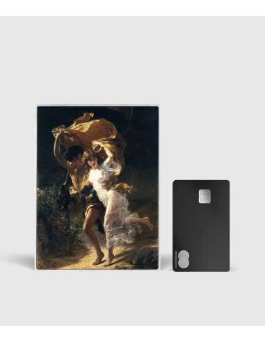 DER STURM 1880 von Pierre Auguste Cot Farbige 2,5 Oz Silber & 120g Kupfermünze 10000 Francs Tschad 2024 - Coins & More - Tschad