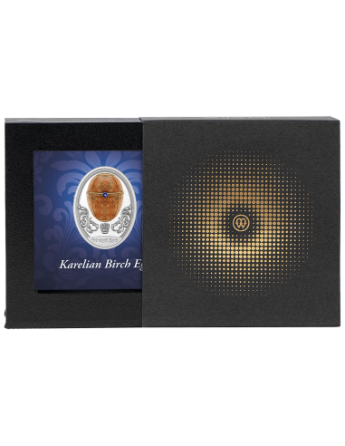 THE KARELIAN BIRCH EGG Faberge Eggs Silver Proof Coin 1$ Niue 2024 - Coins & More - Niue