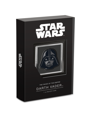 DARTH VADER - Faces of the Empire Star Wars 1 Oz Silver Coin 2$ Niue 2021 - Coins & More - Niue