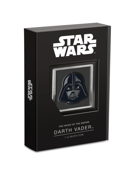 DARTH VADER - Faces of the Empire Star Wars 1 Oz Silver Coin 2$ Niue 2021 - Coins & More - Niue