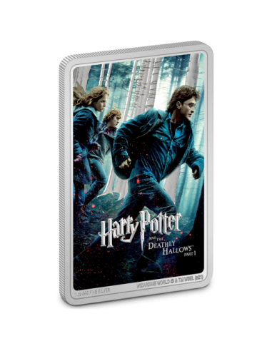 HARRY POTTER ET LES RELIQUES DE LA MORT PARTIE 1 1 Oz Silver Coin 2$ Niue 2021 - Coins & More - Niue