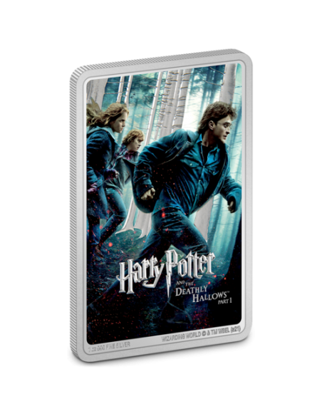 HARRY POTTER ET LES RELIQUES DE LA MORT PARTIE 1 1 Oz Silver Coin 2$ Niue 2021 - Coins & More - Niue