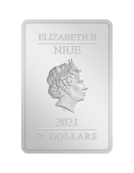 HARRY POTTER ET LES RELIQUES DE LA MORT PARTIE 1 1 Oz Silver Coin 2$ Niue 2021 - Coins & More - Niue