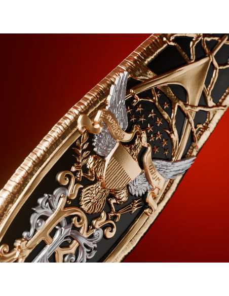 EL CUCHILLO DE CAZA DE THEODORE ROOSEVELT Moneda de Plata de 2 Oz 5$ Samoa 2025 - Coins & More - Samoa