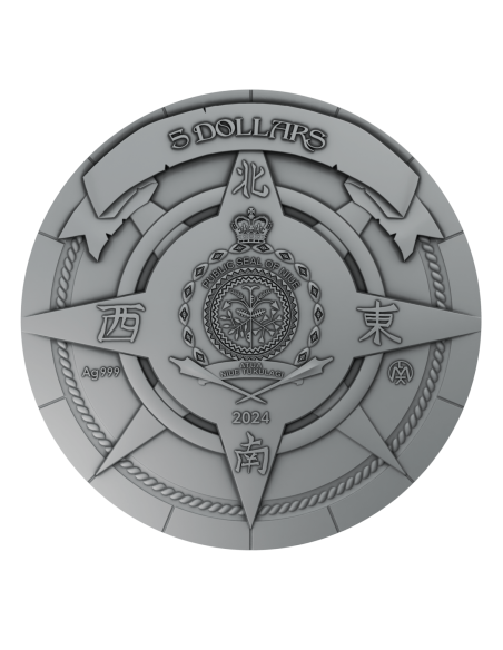 MISTRESS OF THE SEA 2 Oz Silver Coin 5$ Niue 2024 - Coins & More - Niue