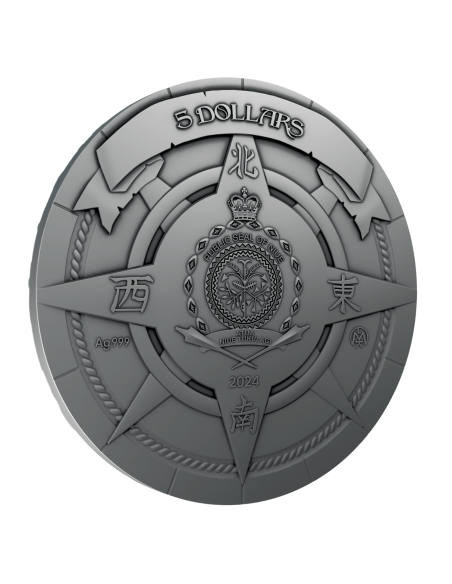 MISTRESS OF THE SEA 2 Oz Silver Coin 5$ Niue 2024 - Coins & More - Niue