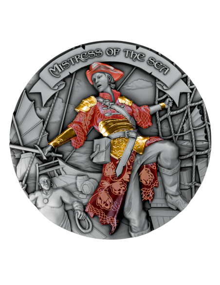 MISTRESS OF THE SEA 2 Oz Silver Coin 5$ Niue 2024 - Coins & More - Niue