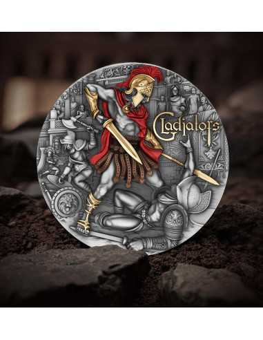 GLADIATORS 2 Oz Silver Coin 5$ Niue 2024 - Coins & More - Niue