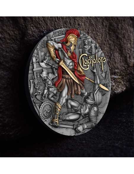 GLADIATORS 2 Oz Silver Coin 5$ Niue 2024 - Coins & More - Niue
