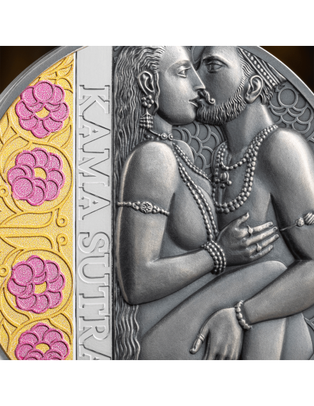 KAMA SUTRA Momente der Liebe Kamasutra 1 Oz Silbermünze 1000 Francs Kamerun 2025 - Coins & More - Kamerun