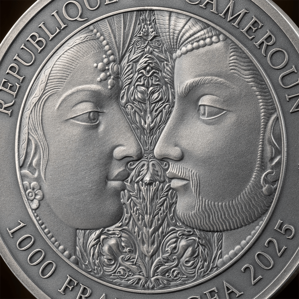 KAMA SUTRA Moments of Love Kamasutra 1 Oz Silver Coin 1000 Francs C
