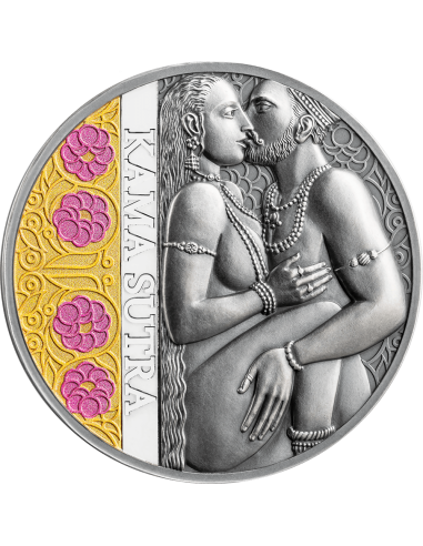 KAMA SUTRA Momente der Liebe Kamasutra 1 Oz Silbermünze 1000 Francs Kamerun 2025 - Coins & More - Kamerun