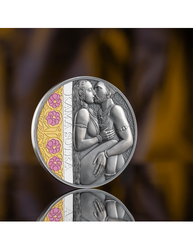 KAMA SUTRA Momente der Liebe Kamasutra 1 Oz Silbermünze 1000 Francs Kamerun 2025 - Coins & More - Kamerun