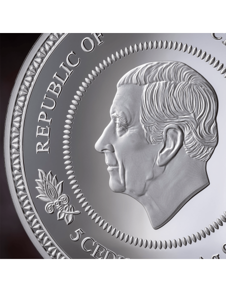 AUTUMN TREE OF LIFE 1 Oz Silver Proof Coin 5 Cedis Ghana 2025 - Coins & More - Ghana