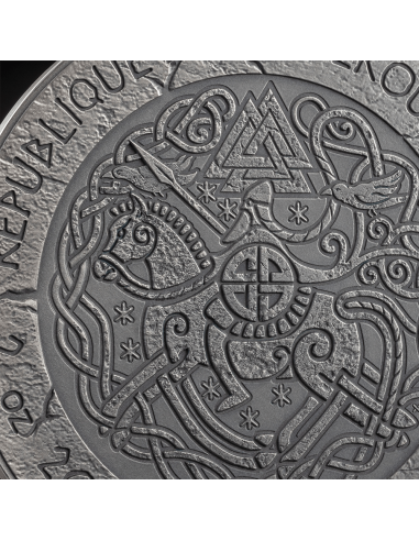 LEIF ERIKSSON Der Weg nach Walhalla 2 Oz Silbermünze 2000 Francs Kamerun 2025 - Coins & More - Kamerun