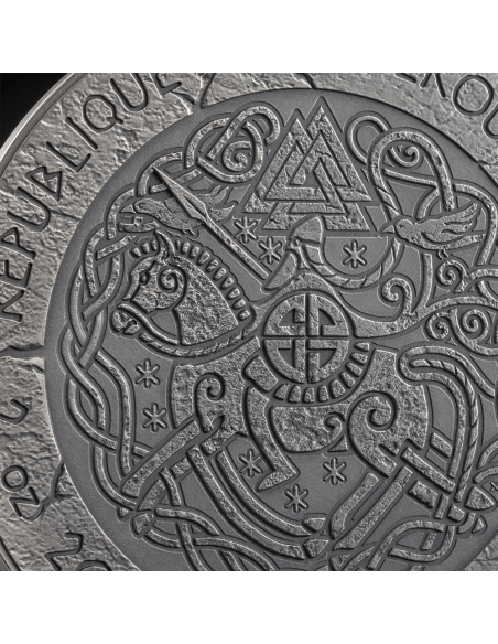 LEIF ERIKSSON Der Weg nach Walhalla 2 Oz Silbermünze 2000 Francs Kamerun 2025 - Coins & More - Kamerun