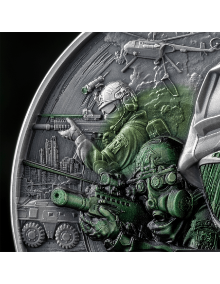 FUERZAS DE OPERACIONES ESPECIALES Guardianes de la Libertad Moneda de Plata de 2 Oz 2000 Francos Camerún 2025 - Coins & More ...