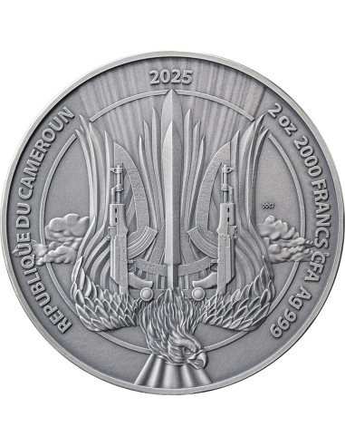 FUERZAS DE OPERACIONES ESPECIALES Guardianes de la Libertad Moneda de Plata de 2 Oz 2000 Francos Camerún 2025 - Coins & More ...