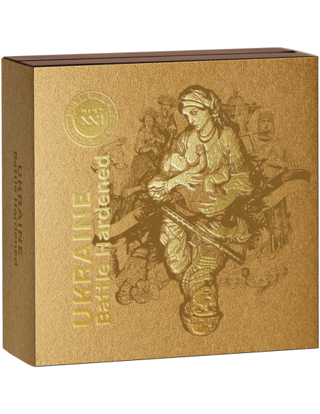 UKRAINE BATTLE HARDENED 2.0 Moneta d'argento da 2 Oz 10 Cedis Ghana 2025 - Coins & More - Ghana
