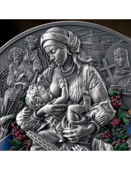 UKRAINE BATTLE HARDENED 2.0 Moneta d'argento da 2 Oz 10 Cedis Ghana 2025 - Coins & More - Ghana