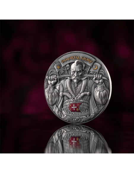 GLORIA IMMORTALE Moneta d'argento da 2 Oz 10 Cedis Ghana 2025 - Coins & More - Ghana