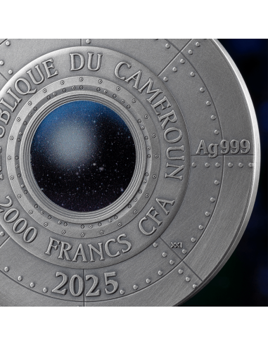 SOCORRO UFO INCIDENT Interstellar Phenomena 2 Oz Silver Coin 2000 Francs Cameroon 2025 - Coins & More - Cameroon
