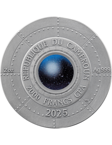 SOCORRO INCIDENTE UFO Fenomeni interstellari Moneta d'Argento da 2 Oz 2000 Franchi Camerun 2025 - Coins & More - Camerun