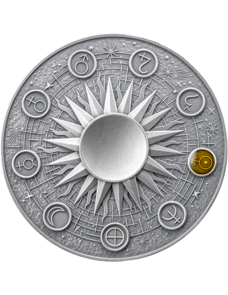 URANUS Solar System 2 Oz Silver Coin 10 Cedis Ghana 2025 - Coins & More - Ghana