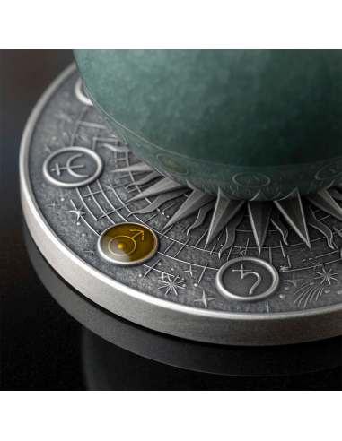 URANUS Solar System 2 Oz Silver Coin 10 Cedis Ghana 2025 - Coins & More - Ghana